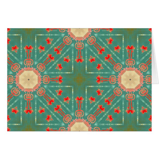 Turquoise fascinante de Bohème Starbursts de (Devant horizontal)