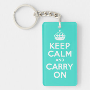 Turquoise Gardez le calme et continuer sur Porte -