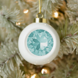 Turquoise Gem Keramik Ball Weihnachtsschmuck Kugel-Ornament