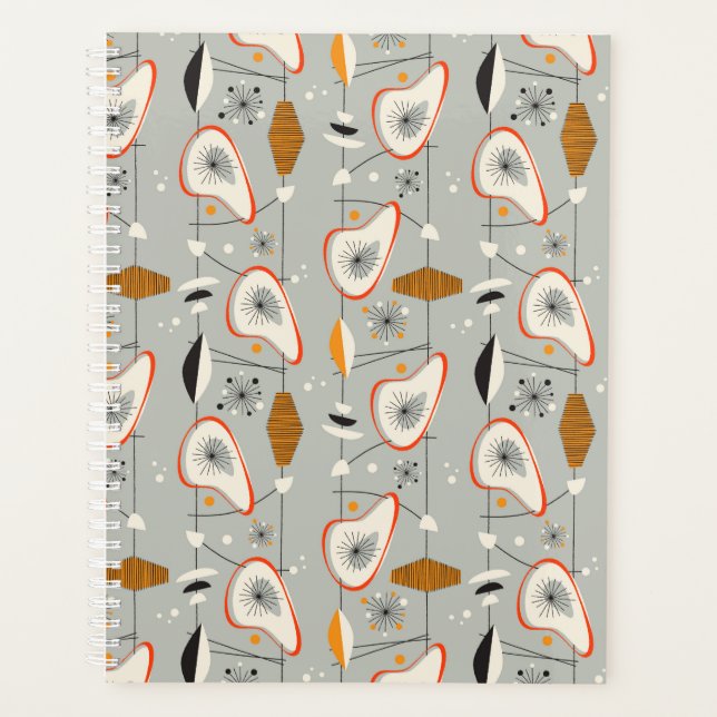 Turquoise géométrique et Motif bleu (Devant)