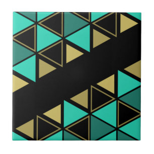 Turquoise Gold Fliese