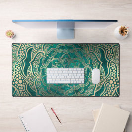 Turquoise & Gold Mandala Luxe Reiki Yoga Studio