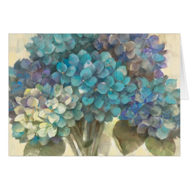 Turquoise hydrangea (Devant horizontal)