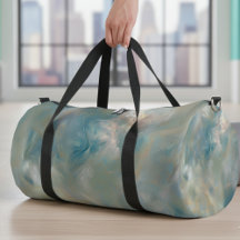 Turquoise Marble Swirl Pattern