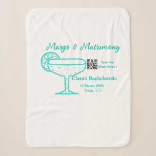 Turquoise Margs & Matrimone Junggeselinnen-Abschie Sherpadecke