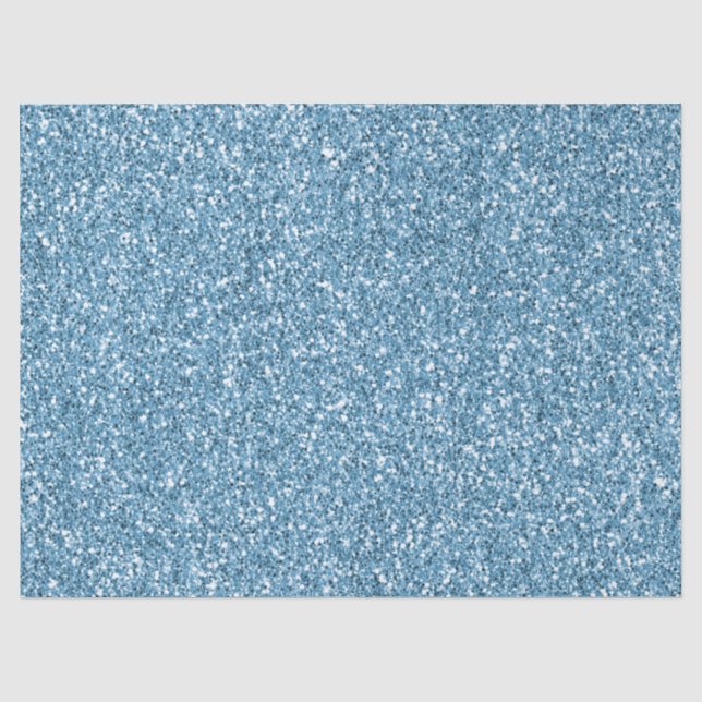 Turquoise Mermaid Glitzer         Seidenpapier (Vorderseite)