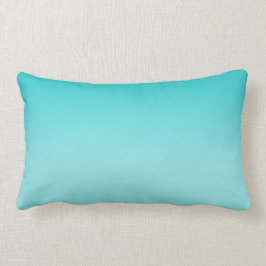 Turquoise Ombre Companion New Art Nouveau Lendenkissen