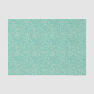 Turquoise-Peony-Muster Seidenpapier