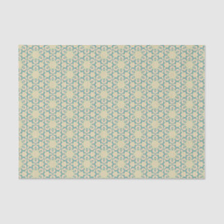 Turquoise Pistachio Cream Western Moderner Damasku Seidenpapier