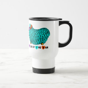Turquoise Ram chinois Année Zodiac Travel Mug
