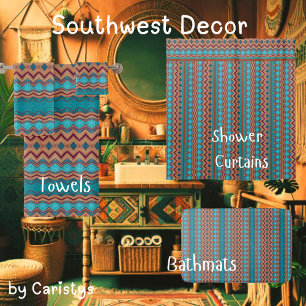 Turquoise, rouille, Brown