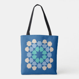 Turquoise Tranquility Tile Tasche