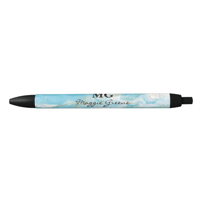 Turquoise Träume Custom Pen Kugelschreiber (Vorderseite)