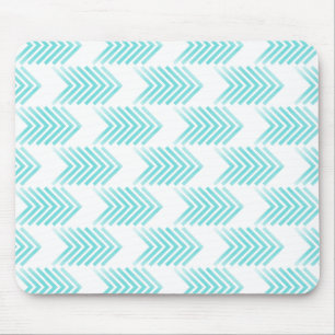 Turquoise Tribal Arrow-Muster Mousepad