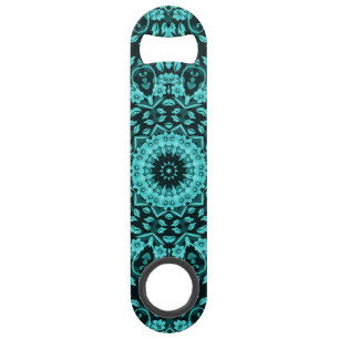 Turquoise Turquoise Floral Mandala