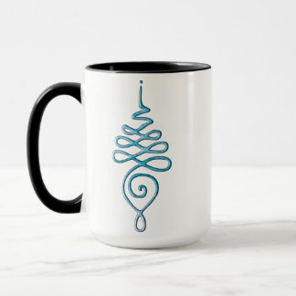 Turquoise Unalome  Tasse