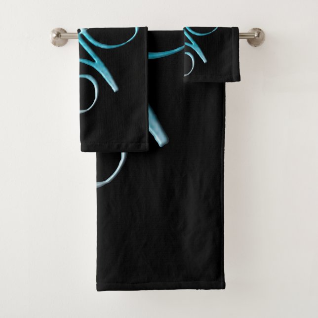 Turquoise Unconditional Love Badhandtuch Set (Insitu)