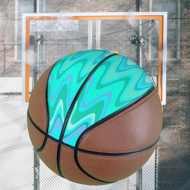 Turquoise Waves Basketball (Von Creator hochgeladen)