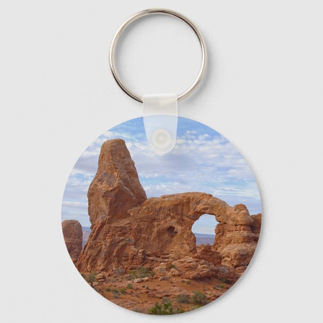 Turret Arch at Arches Nationalpark, Utah Schlüsselanhänger (Vorderseite)