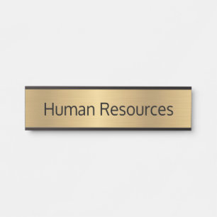 Türschild für das Büro für Personalangelegenheiten