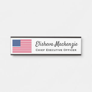 Türschild Schilder Büro Namensschild Amerikanische