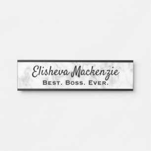 Türschild Schilder Büro Namensschild Chef Geschenk