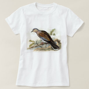 Turteltaube Streptopelia Malerei Natur Vögel Kunst T-Shirt