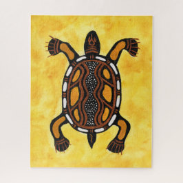 Turtle - Aboriginal Inspirred Art Painting