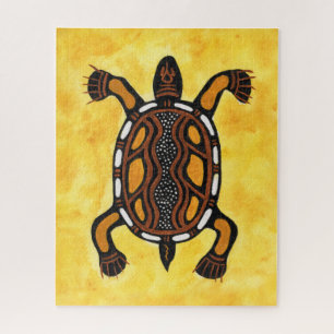 Turtle - Aboriginal Inspirred Art Painting