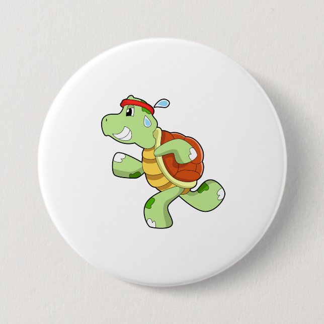 Turtle als Runner Button (Vorderseite)