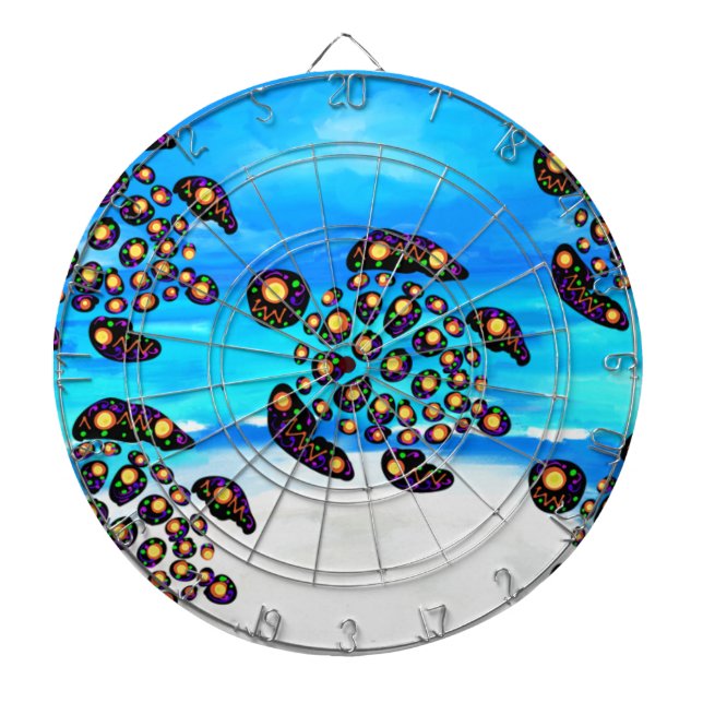Turtle Art Dartscheibe (vorne)