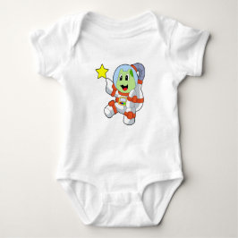 Turtle Astronaut Space Baby Strampler
