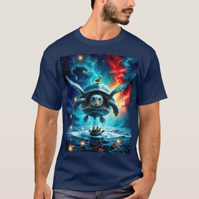 Turtle auf Mission T-Shirt (Vorderseite)