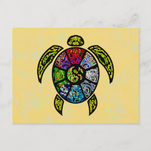 Turtle Ba-Gua Postkarte