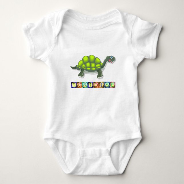 Turtle Baby Bodysuit Strampler (Vorderseite)