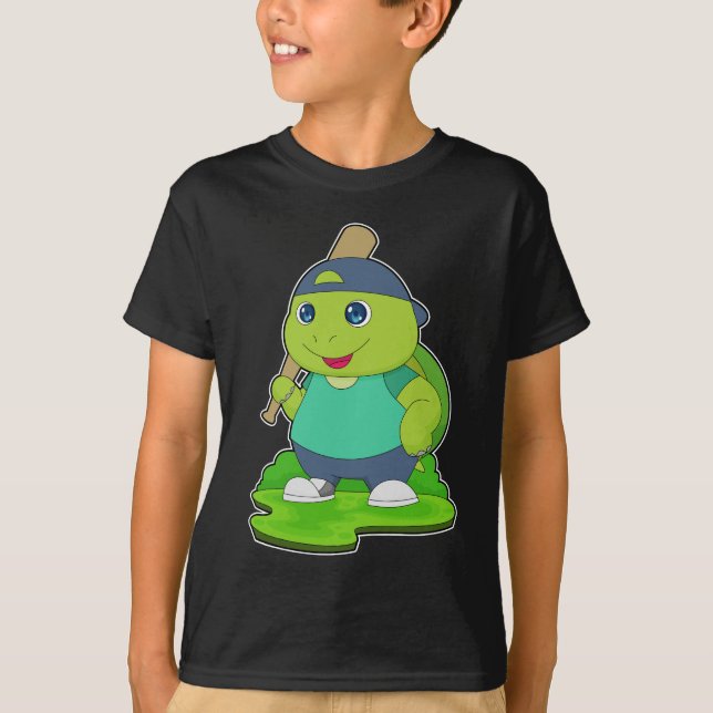 Turtle Baseball Baseball T-Shirt (Vorderseite)