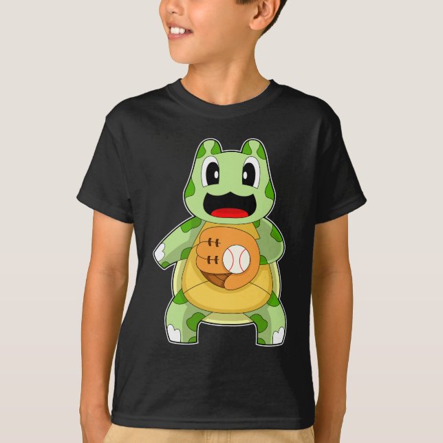 Turtle Baseball Baseball T-Shirt (Vorderseite)