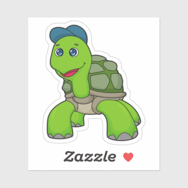Turtle Cap Aufkleber (Blatt)