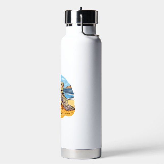 Turtle Cartoon Strand Trinkflasche (Links)