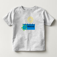 Turtle Chillaxing Design - Kleinkind Fine Jersey T