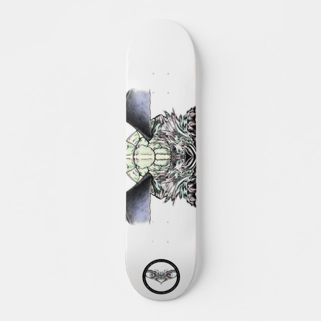 Turtle Chimera in Pastellfarben Skateboard (Vorne)