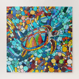 Turtle Colorful Mosaik Art