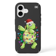Turtle dab dansant lumières de Noël