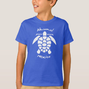 Turtle Diving Akumal, Mexiko T - Shirt