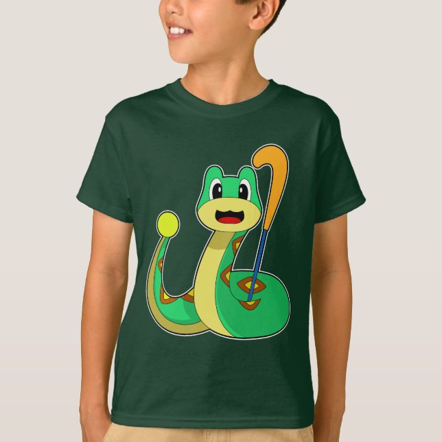 Turtle Field Hockey Hockey-Stick T-Shirt (Vorderseite)