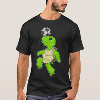 Turtle Fußballspieler Fußball T-Shirt