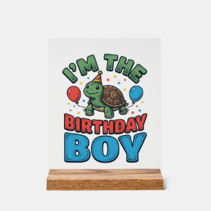Turtle garçon d'anniversaire conception de chemise