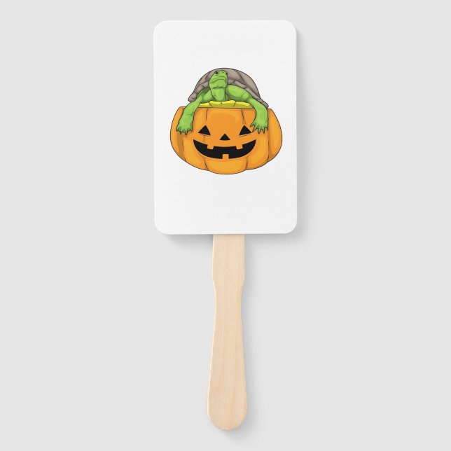 Turtle Halloween Pumpkin Classic T-Shirt_1 Fächer (Vorderseite)