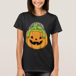 Turtle Halloween Pumpkin T-Shirt