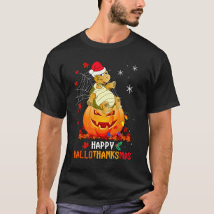 Turtle Halloween und Frohe Weihnachten Frohe Hallo T-Shirt